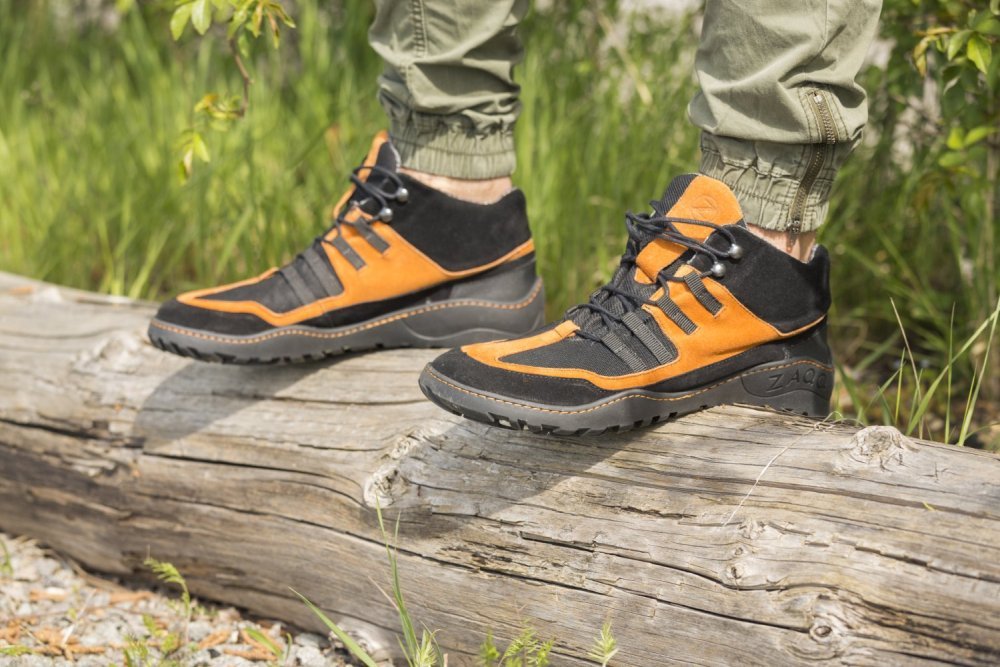 ESQAPE Black Orange Waterproof - ZAQQ Barfußschuhe