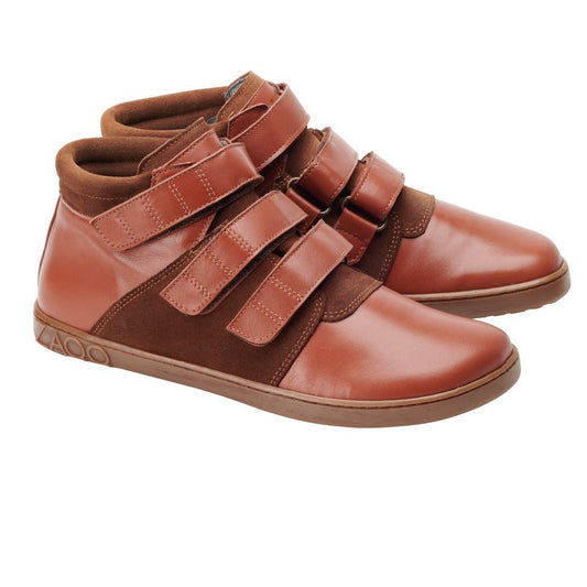 QOOPER Cognac - ZAQQ Barfußschuhe